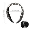 Unique Bargains Women's Classic Wide Pearl Headband 6.10"x1.97" 1 Pc - 3 of 4