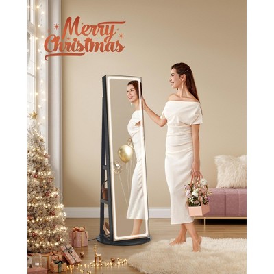Jewelry Cabinet Standing Spinning Jewelry Armoire Organizer Box