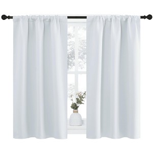 NICETOWN Blackout Curtains Rod Pocket Thermal Insulated Privacy Drapes (2 Panels) - 1 of 4