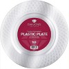 Prestee Disposable Heavy Duty Clear Plastic Plates,Pack of 144, Clear - image 4 of 4