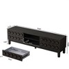 Grungis 4 Drawers TV Stand for TVs Up to 75 Inch,Console Table with Cable Management for Living Room - 3 of 4