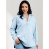 ABLE Women's Harris Oversized Button Down Shirt - 2 of 4