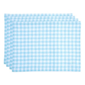 Solino Home Linen Gingham Check Placemats - 1 of 4