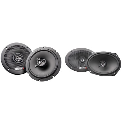 MB Quart Discus DK2-169 6x9 Inch Coax Speakers with DK2-116s 6.5 Inch Shallow Coax Speakers