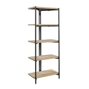 PAGED Tall Bookcase Versatile Book Shelf Modern Storage Shelves with Doors and Sturdy Metal Frame for Personalized Storage - 1 of 4