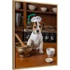 Amanti Art Jack Russell Puppy Chef by Andreas Magnusson Framed Canvas Wall Art - 2 of 4