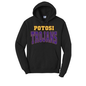 Adult Potosi High School Trojans Name Classic Fleece Hoodie Sweatshirt ...