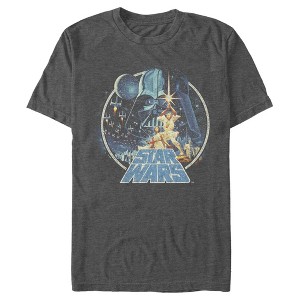 Men's Star Wars Classic Scene Circle T-Shirt - 1 of 4