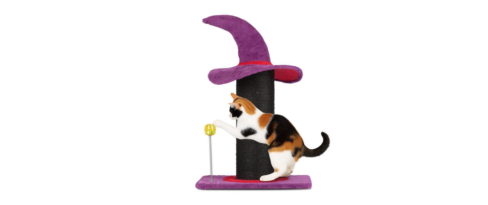 Karl Home 23.6 inch Witch Hat Cat Scratcher  Halloween Decoration
