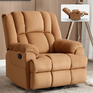 NicBex Swivel Recliner Chair Rocking Chair Reading Chair Armchair Comfy Chair in Fabric for Living Room, Bedroom - 1 of 4