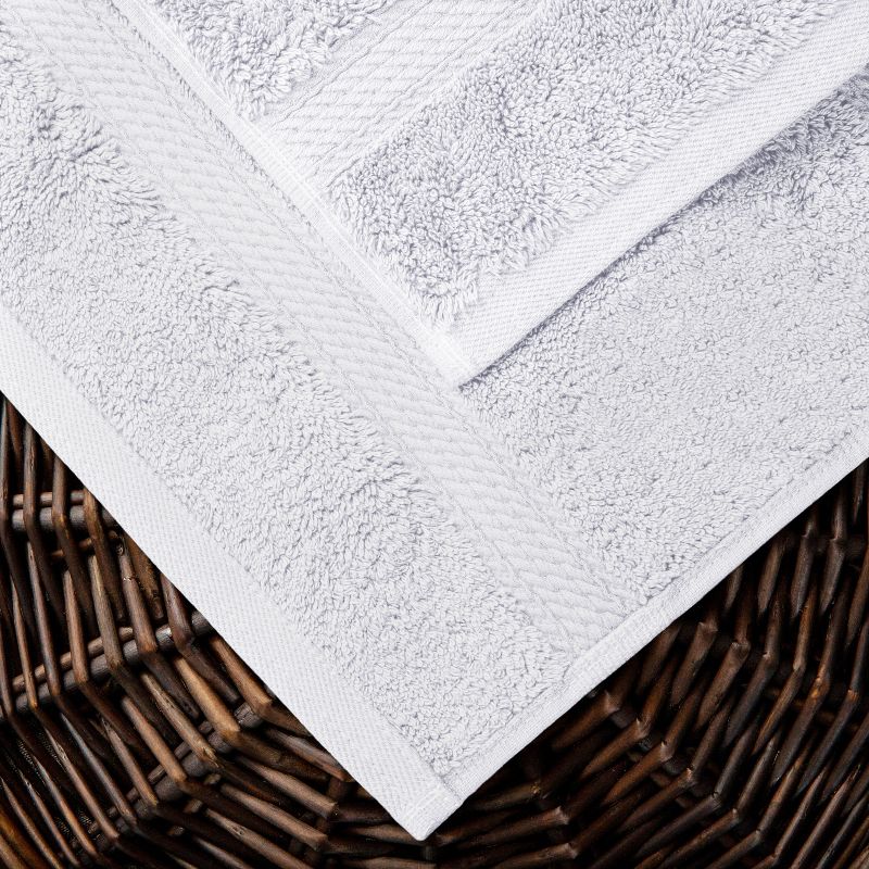 Premium Cotton 800 GSM Heavyweight Plush Luxury 2 Piece Bath Towel Set by Blue Nile Mills, 6 of 11