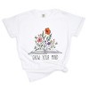 Simply Sage Market Grow Your Mind Floral Garment Dyed Tee - 2 of 4