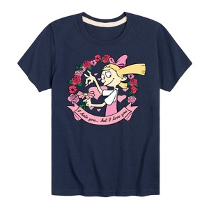 Boys' - Hey Arnold! - Valentine's I Love You Short Sleeve Graphic T-Shirt - 1 of 4