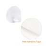 Unique Bargains Stainless Steel Self-Adhesive Kitchen Bathroom Wall Hanger Hooks 4 Pcs - 4 of 4