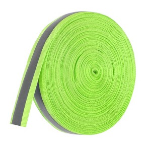 Unique Bargains High Visibility Sew-on Fabric Clothing Raincoats Reflective Tape Strip - 1 of 4