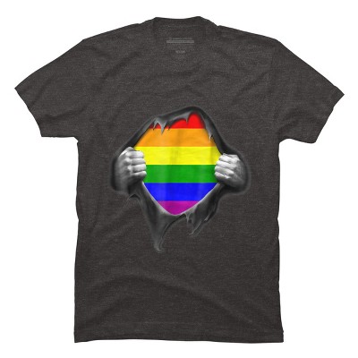 Adult Design By Humans Pride Shirt Rip Open Shirt By Luckyst T-Shirt