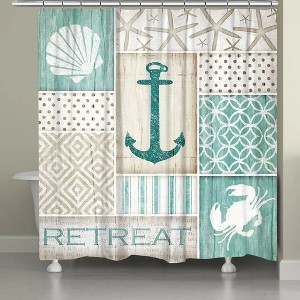 Laural Home Coastal Retreat Shower Curtain - 1 of 1