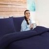 PiccoCasa 110gsm Microfiber Comfortable Duvet Cover with 31.5" Pillowcases Set 3 Pcs - 4 of 4