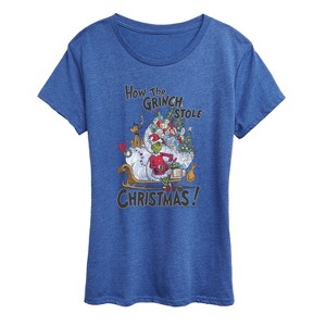 Women's - Dr. Seuss - How The Grinch Stole Christmas Short Sleeve Graphic T-Shirt - 1 of 4