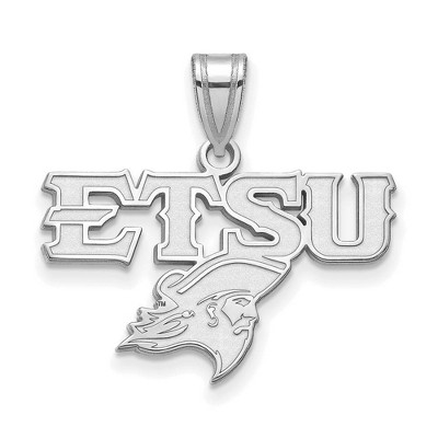 Black Bow Jewelry  East Tennessee State Buccaneers NCAA Medium Pendant