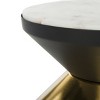 Azizi Stone Top Side Table - Black/Gold - Safavieh - 4 of 4