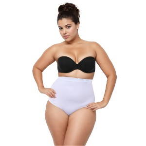 InstantFigure Shapewear Plus Size Hi-waist Slimming Panty WPY019C - 1 of 4