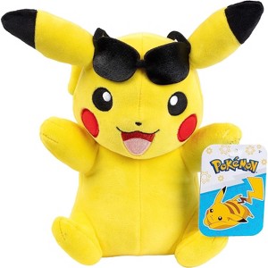 Pokémon 8" Pikachu Plush with Sunglasses - Officially Licensed - Adorable Cute & Soft Stuffed Animal Toy - Great Gift for Kids - Ages 2+ - 1 of 3