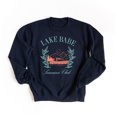 Simply Sage Market Women's Graphic Sweatshirt Lake Babe Boat
