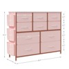 Jojoka Dresser for Bedroom, 10 Drawers Fabric Storage Drawer, Dressers & Chest of Drawers with Side Pockets - 2 of 4