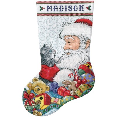 Design Works Counted Cross Stitch Stocking Kit 17 Long-christmas Eve (14  Count) : Target