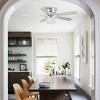 Parrot Uncle 52" Chrome Modern Crystal Ceiling Fan with Light and Remote Chrome Flush Mount Chandelier - 4 of 4