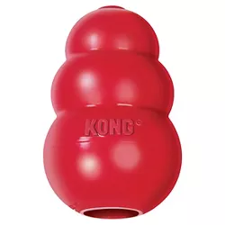 KONG Refillable Classic Chew Dog Toy - Red