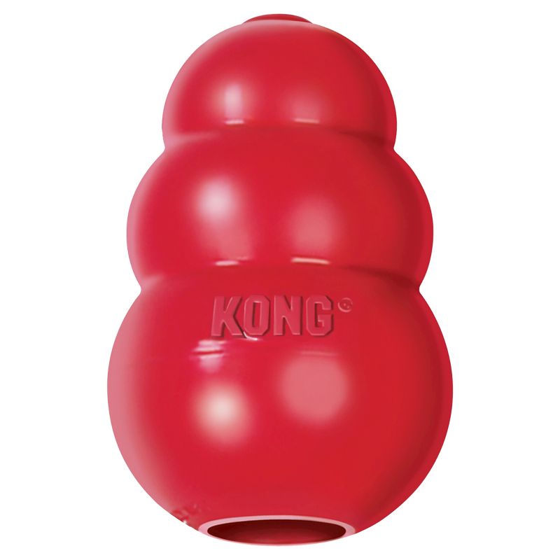 KONG Refillable Classic Chew Dog Toy - Red, 1 of 14