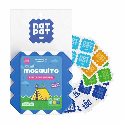 NATPAT 24ct Adult Mosquito Insect Repellent Patches