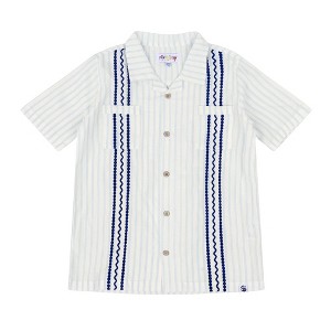 Mixed Up Clothing Boys Bordado Short Sleeve Button Down Shirt - 1 of 3