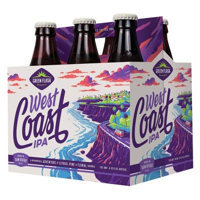 Green Flash West Coast Ipa Beer 6pk 12 Fl Oz Bottles Target