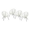 Christopher Knight Home Anson Outdoor Hammock Weave Chairs (Set of 4) - 2 of 4