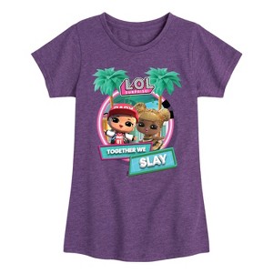 Girls' - Lol Surprise! - Together We Slay Fitted Short Sleeve Graphic T-Shirt - 1 of 4