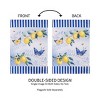 Lemon Blue Burlap Garden Flag - 4 of 4