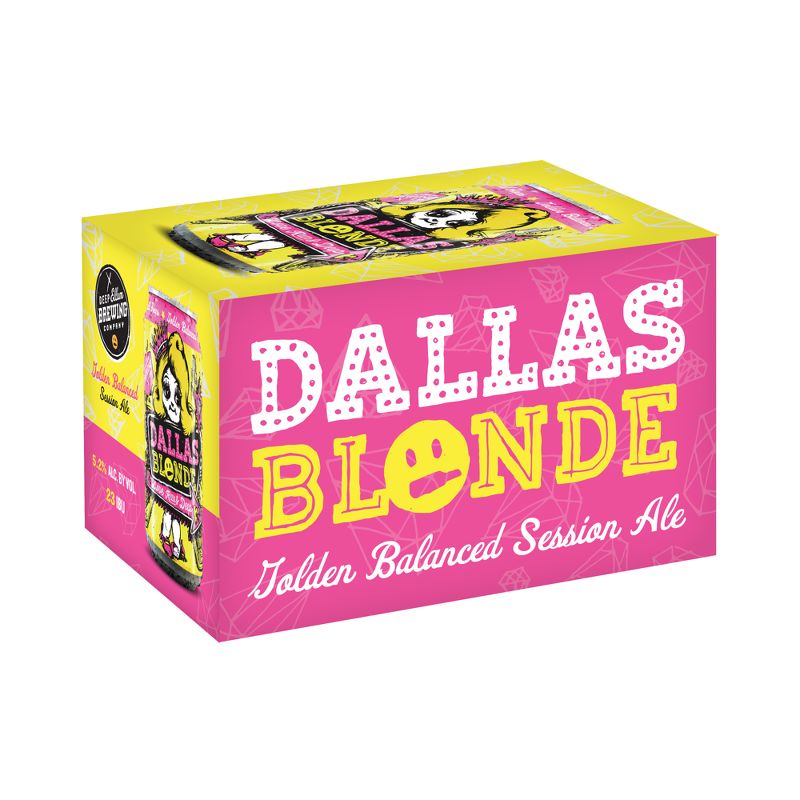 Deep Ellum Dallas Blonde Ale Beer - 6pk/12 fl oz Cans, 1 of 6
