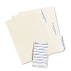 Avery Print or Write File Folder Labels 11/16 x 3 7/16 White/Dark Blue Bar 252/Pack 05200 - 3 of 4