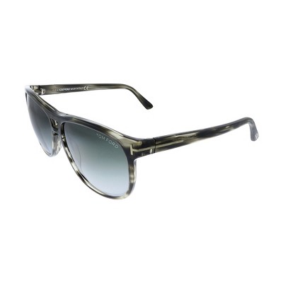 Tom Ford FT 0288 50F Unisex Square Sunglasses Grey Havana 55mm