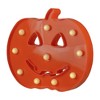 Northlight LED Lighted Jack-O-Lantern Halloween Marquee Sign - 8.5" - White Lights - 4 of 4
