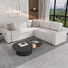 Vipbear Adjustable Backrest, USB Ports & Storage Seat, 5 Seat Convertible L Shaped Sectional Couches for Living Room - 2 of 4