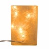 Stony Creek 6.0 Inch Lighted Rectangle Glass Vase Plaid Joy Novelty Sculpture Lights - 3 of 4