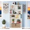 Gulches Wood Bookcase, 72" Tall Bookshelf with 6-Tier Open Storage Shelves - 2 of 4