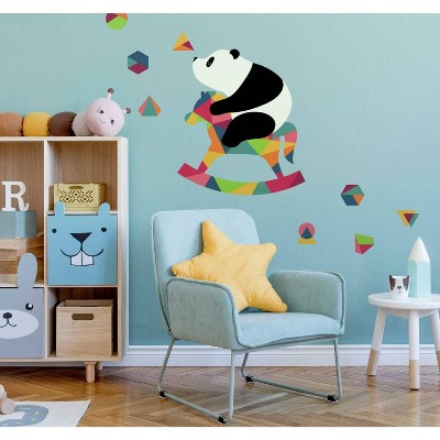 Andy Westface Panda Nursery Peel and Stick Giant Wall Decal - RoomMates