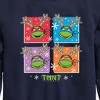 Boys' - Teenage Mutant Ninja Turtles - Reindeer Turtles Graphic Long Sleeve Fleece Sweatshirt - 2 of 4