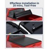 Soft Quad-fold Truck Bed Tonneau Cover Compatible with 2019 2020 2021 2022 2023 2024 Chevrolet Silverado &GMC Sierra 1500 New Body,5.8 Ft Fleetside - 3 of 4