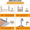 Equipment Grill Stand Table, 220 lbs Bottom Shelf | Adjustable Legs with 2" Edge Baffle | Ideal for Commercial Kitchens, Hotels, and Homes - 4 of 4